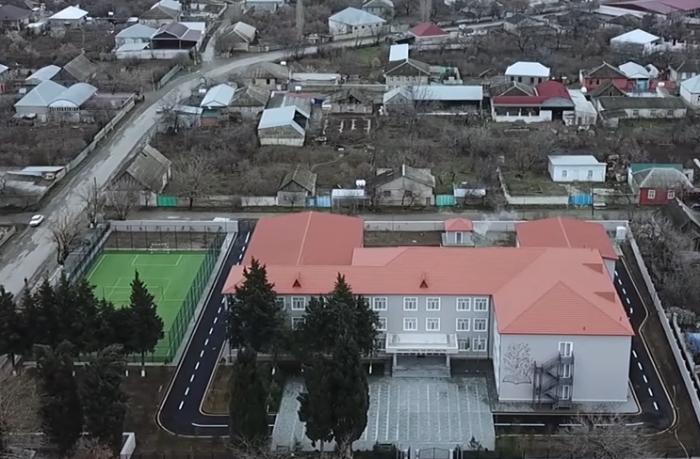 Həsənsu məktəbinin yeni binasından görüntülər - VİDEO