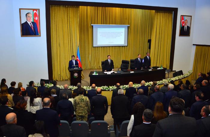 Ağstafada hesabat yığıncağı keçirildi - Fotolar