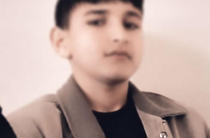 Qazaxda çayda batan məktəblinin fotosu