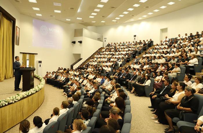 Ağstafada təhsil işçilərinin sentyabr konfransı keçirildi - Fotolar